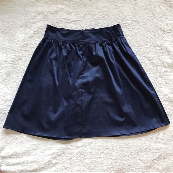 Navy Corset Nautical Style Circle Skirt - Picture 2 of 5